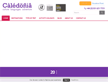 Tablet Screenshot of caledoniaworldwide.com